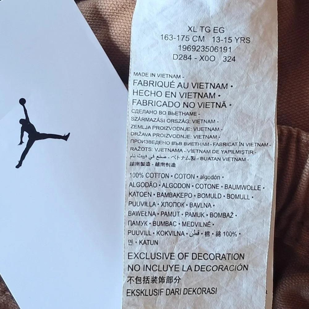 Jordan NWT Boys Cargo‎ Pants XL 13-15 Archaeo Brown Nike Streetwear
